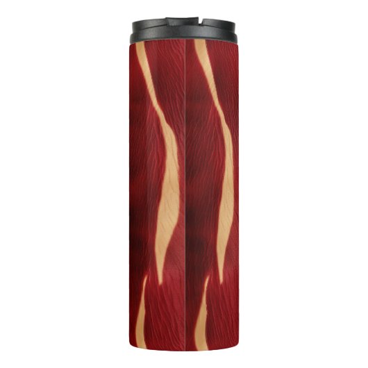 Western Red Cream Koeienhuid Thermosbeker (Achterkant)