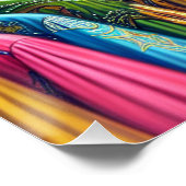 Western Retro Cowgirl Shirt Shopping Perfect Poster (Hoek)