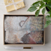 Western Rodeo Bull Land Cowboy  Rustic Tissuepapier (Geschenk)