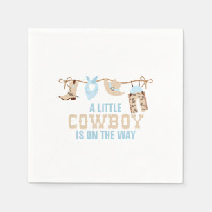 Western Rodeo Cowboy Baby Shower Servet