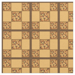 Western Rodeo Cowboy Boots Block Pattern Stof
