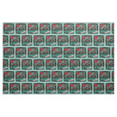 Western Rodeo Cowboy Bronc Riding Faux Leather Stof (Yard (91,4 cm))