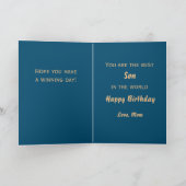 Western Rodeo Cowboy Kalf Roping Custom Kaart (Binnen)