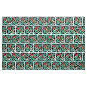 Western Rodeo Cowboy Roping Faux Leather Stof (Yard (91,4 cm))