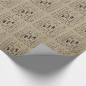Western Rodeo Cowboy Spurs Gift Wrapping Paper Cadeaupapier (Hoek)
