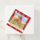  Western Rodeo Cowboy Wild West Bedankjes Labels (In situ)