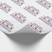 Western Rodeo Gift Wrapping Paper Cowgirl Roping Cadeaupapier (Hoek)