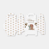 Western Rodeo Little Cowboy Baby shower Bedankdoosjes (Uitgevouwen)