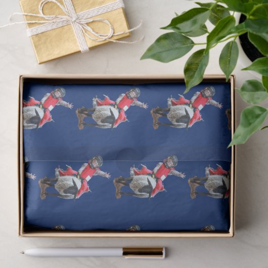 Western Rodeo Mutton Busting Cowboy Kind Tissuepapier (Geschenk)