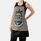 Western Rodeo Old West Steer Roping Personeel Schort (Insitu)