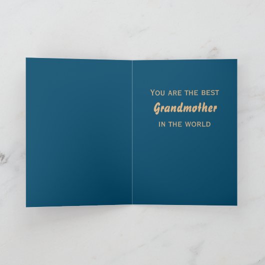 Western Rodeo Paard Cowgirl Grootmoeder Custom Kaart (Binnen)