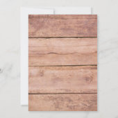 Western Rodeo Rustic Gezocht Verjaardag Kaart (Achterkant)