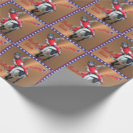 Western Rodeo Star Mutton Busting Kind Cadeaupapier