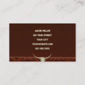 Western Rodeo Visitekaartje (Achterkant)