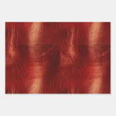 Western rood Koeienhuid Inpakpapier Vel (Voorkant)