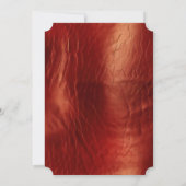 Western rood Koeienhuid Kaart (Achterkant)