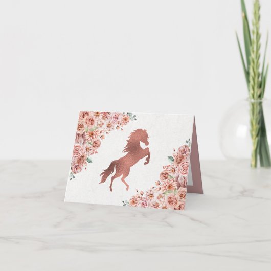 Western Roos Gold Quinceanera Hartelijk dank (Achterkant)