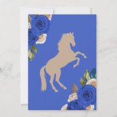 Western Roos met kartonijn Kaart (Achterkant)