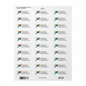 Western Rosella Parrot-label Etiket (Full Sheet)