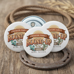 Western Round-Up Familie Reünie ID1318 Button Flesopener