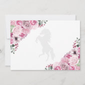 Western Roze Charro Quinceañera Save The Date Kaart (Achterkant)