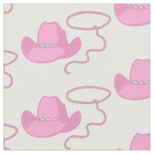 Western Roze Cowgirl Pet en Rope Stof