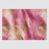 Western roze gouden cowgirl Koeienhuid Tissuepapier (Voorkant)