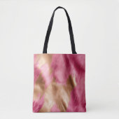 Western roze gouden cowgirl Koeienhuid Tote Bag (Voorkant)