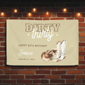 Western Rustic Dirty Thirty 30th Birthday Party Spandoek