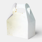 Western rustiek bloemig verjaardagsfeestje bedankdoosjes (Achterkant)