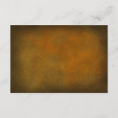 Western rustiek Hoefijzer bruin & gouden receptie Informatiekaartje (Achterkant)