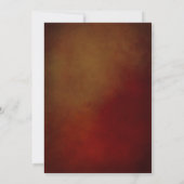 Western Rustiek Hoefijzer Hart Bourgogne & Goud Kaart (Achterkant)