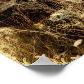 Western Rustisch Land Bruin  Boerderij Wagon Poster (Hoek)