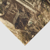 Western Rustisch Land Bruin Boerderij Wagon Tissuepapier (Detail)