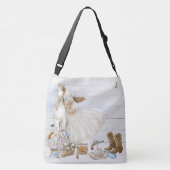 *~* Western Rustisch Pet van Pistool voor paarden  Crossbody Tas (Achterkant)