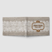 Western Rustisch Theme Wedding Guest Book Gastenboek (Volledig)