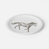 Western Rustisch Vrijgezellenfeest voor landpaarde Papieren Bordje (Gekanteld)