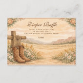 Western Saddle Desert Luier Raffle Informatiekaartje (Voorkant)