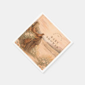 Western Saddle Wildflower Baby Shower Servet (Hoek)