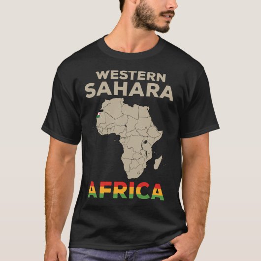 Western Sahara-Afrika T-shirt (Voorkant)