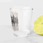 Western Salt Gras Trail Ride Cowboys Cowgirls Shot Glas (Rechts)