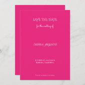 Western Save the Date-kaarten – Uniek & Elegant Save The Date (Voorkant / Achterkant)