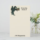 Western schrijven van cowboy Bucking Bronco Horse (Staand voorkant)