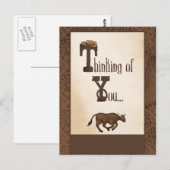 Western Sentimental Briefkaart (Voorkant / Achterkant)