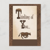 Western Sentimental Briefkaart (Voorkant)