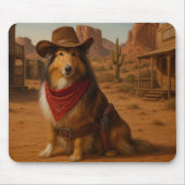 Western Sheltie theme Muismat (Voorkant)