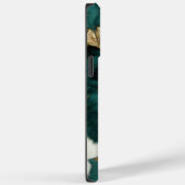 Western Smaragd Goud Wit Koeienhuid Case-Mate iPhone Case (Achterkant / Rechts)