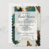 Western Smaragd Goud Wit Koeienhuid Kaart (Voorkant)