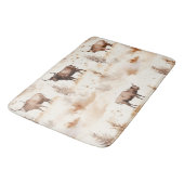 Western Southwest Animal Highland Cow Badmat (Gekanteld)