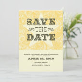 Western sparen de Datum Save The Date (Staand voorkant)